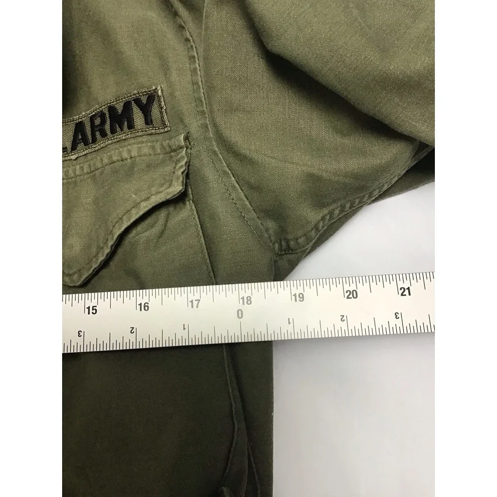 VTG US Army Field Jacket OG-107 Coat Cold Weather Military XS Short M65 USA 80's - Picture 2 of 10